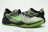 NIKE KOBE 8 SYSTEM SS USED SIZE 12 CHRISTMAS BLACK ELECTRIC GREEN 639522 001