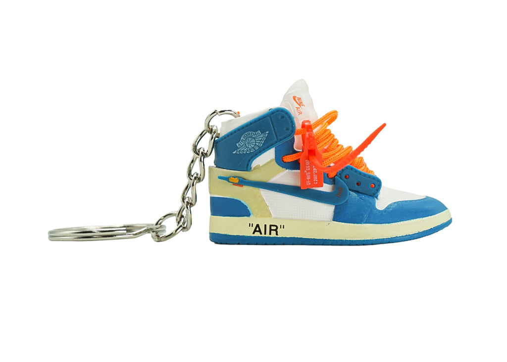 JORDAN 1 OFF-WHITE UNC KEYCHAIN